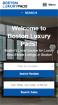 Mobile Screenshot of bostonluxurypads.com